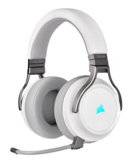 Corsair Gaming Virtuoso Rgb - Headset - Fuld Størrelse - 2,4 Ghz - Trådløs - Usb / 3,5 Mm Jackstik - Hvid