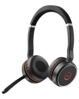 Jabra Evolve 75 SE MS Stereo - Headset - på örat - Bluetooth - trådlös - aktiv brusradering - USB - Certifierad för Microsoft-teams - för LINK 380a M