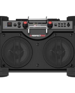 Perfectpro Rockhart 18V Dab+, Fm Powerbank-Funktion, Stänkskyddad, Dammskyddad, Stötsäker Svart