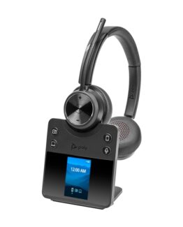 Poly Savi 7420 Office - Savi 7400 Series - Headset - På Örat - Dect / Bluetooth - Trådlös - Svart