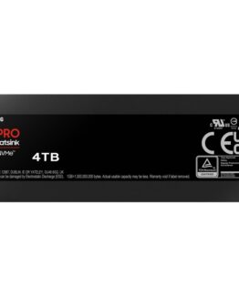 Samsung 990 Pro Mz-V9p4t0cw - Ssd - Krypterat - 4 Tb - Inbyggd - M.2 2280 - Pcie 4.0 X4 (Nvme) - 256 Bitars Aes - Tcg Opal Encryption - Integrerad Ky