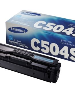 Samsung Clt-C504s - Cyan - Original - Tonerkassett - För Clp-415N, 415Nw Clx-4195Fn, 4195Fw, 4195N Xpress C1810w, C1860fw