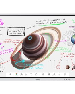 Samsung Flip Pro Wm85b - 85" Diagonal Klass Wmb Series Led-Bakgrundsbelyst Lcd-Skärm - Interaktiv Digital Skyltning - Med Pekskärm (Multitouch) - Tiz
