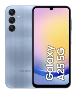 Samsung Galaxy A25 - 5G Smartphone - Dual-Sim - Ram 8 Gb / Internminne 256 Gb - Microsd-Kortplats - Oled-Skärm - 6,5 Tum - 2340 X 1080 Pixlar (120 Hz