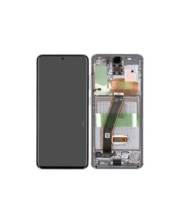 Samsung Galaxy S20-skärm med LCD-skärm - Grå