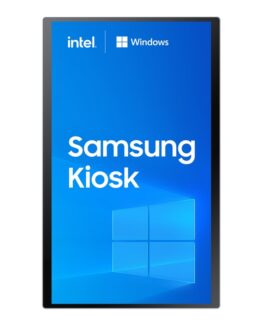 Samsung Km24c-3 - Kiosk Upp Till - Flash 256 Gb - Win 10 Iot Enterprise (Inkluderar Win 10 Iot-Licens) - Skärm: Led 24" 1920 X 1080 (Full Hd) Pekskär