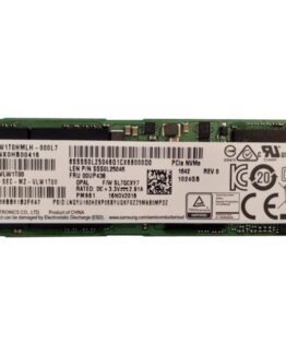 Samsung - Ssd - Krypterat - 1.024 Tb - Inbyggd - M.2 2280 - Pcie 3.0 X4 - Tcg Opal Encryption - Fru - För Thinkcentre M71x M810 M910 Thinkpad P51