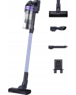 Samsung Vs15a6031r4, 2-In-1 Stick Vacuum, Utan Påse, Svart, Violett, 0,8 L, Torr, Cyklonisk