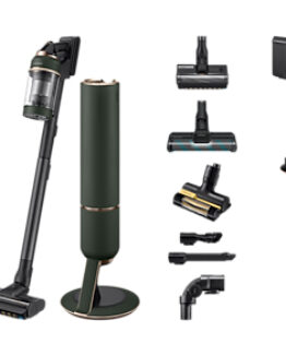 Samsung Vs20b95943n, 2-In-1 Stick Vacuum, Utan Påse, Svart, Grön, Rektangulär, Torr, Ultrafine