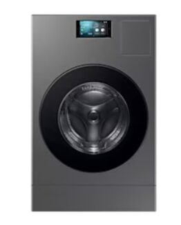 Samsung Wd18db8995bz, Frontmatad, Fristående, Rostfritt Stål, Vänster, Svart, Svart