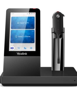 Yealink Wh67 - Headset - Inuti Örat - Konvertibel - Dect / Bluetooth - Trådlös - Optimerad För Uc