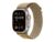 Apple Watch Ultra 2 – 49 Mm – Naturlig Titan – Smart Klocka Med Alpine Loop – Textil – Brun – Bandstorlek: L – 64 Gb – Lte, Wi-Fi 4, Uwb, Bluetooth –