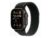 Apple Watch Ultra 2 – 49 Mm – Svart Titan – Smart Klocka Med Trail Loop – Nylonväv – Svart – Bandstorlek: M/L – 64 Gb – Lte, Wi-Fi 4, Uwb, Bluetooth