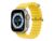 Apple Watch Ultra – 49 Mm – Titan – Smart Klocka Med Ocean-Band – Fluoroelastomer – Gul – Handledsstorlek: 130-200 Mm – 32 Gb – Wi-Fi, Lte, Uwb, Blue