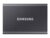 Samsung T7 Mu-Pc4t0t – Ssd – Krypterat – 4 Tb – Extern (Portabel) – Usb 3.2 Gen 2 (Usb-C Kontakt) – 256 Bitars Aes – Grå