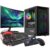 VIST Gaming PC – Ryzen 5 3600 – 32 GB RAM – RX 6600 – 1TB M.2 SSD – 24 tum – Windows 11 Pro